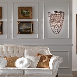 Crystal Wall Washers Modern Metal