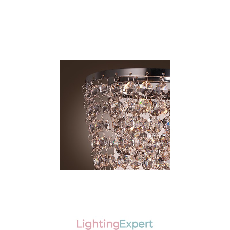 Crystal Wall Washers Modern Metal