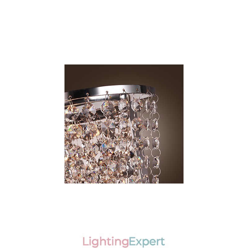 Crystal Wall Washers Modern Metal
