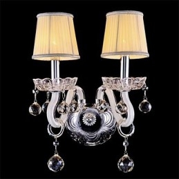 Crystal Mini Style Wall Sconces Candle Wall Lights Modern Contemporary Glass