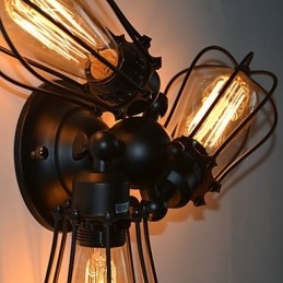 Mini Style Wall Sconces Rustic Lodge Metal