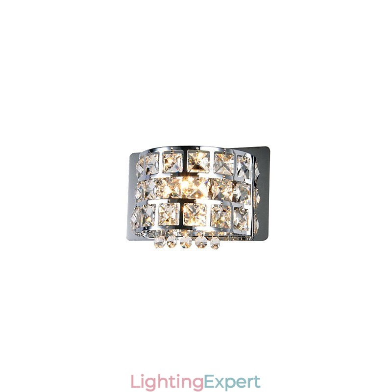 Crystal Flush Mount wall Lights Modern Contemporary G4 Metal