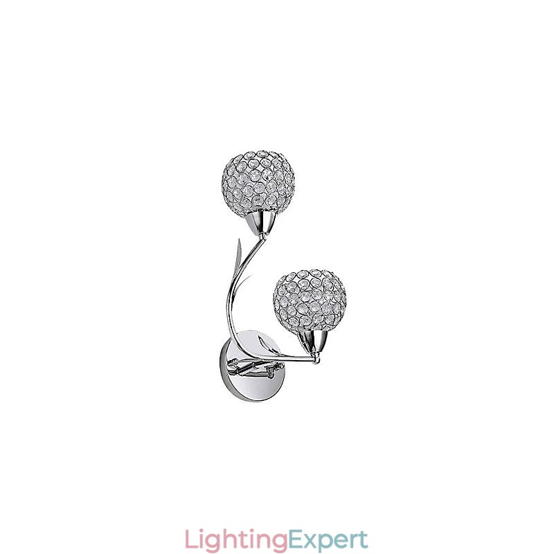Crystal Wall Sconces Modern Contemporary Metal