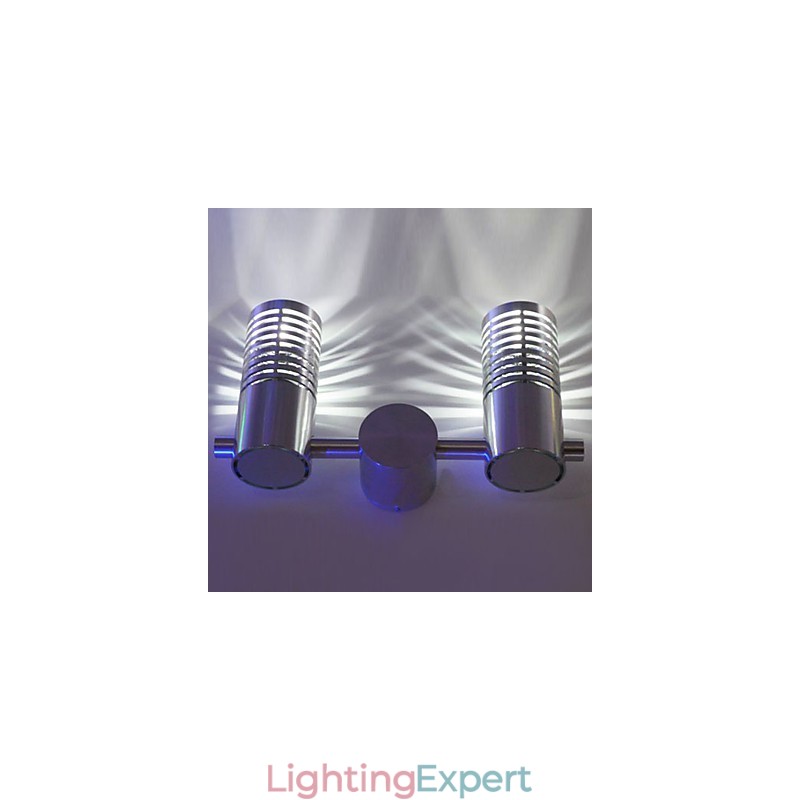 Modern Wall Light with Scattering Light 2 Cylinder Barrier Layer Ray of Light