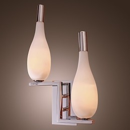 Crystal Wall Light with 2 Lights Bottle Shaped Shade