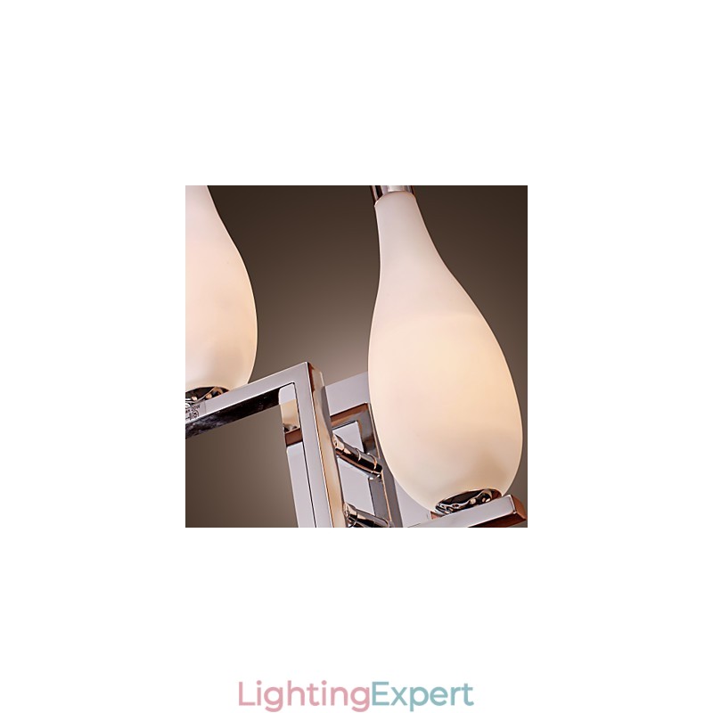 Crystal Wall Light with 2 Lights Bottle Shaped Shade
