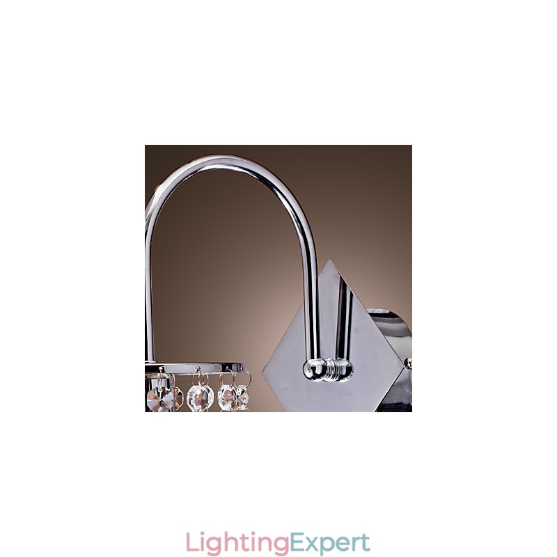 Wall Light with Elegant Crystal Drop