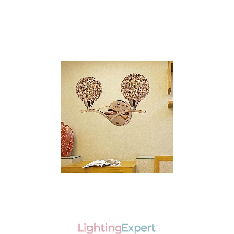 Modern Chic Wall Light In 2 Lights