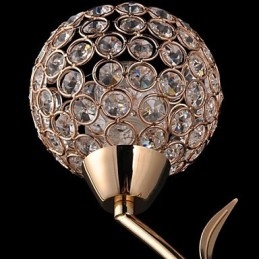 Crystal Wall Sconces Reading Wall Lights Modern Contemporary Metal