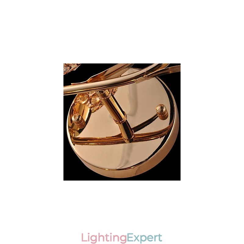 Crystal Wall Sconces Reading Wall Lights Modern Contemporary Metal