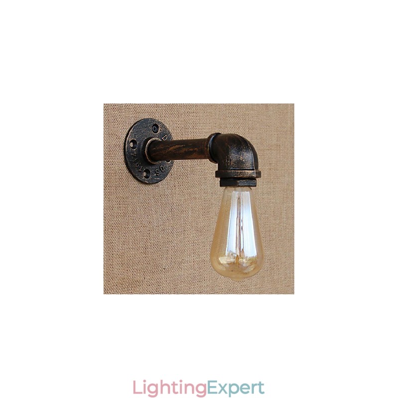 Nostalgia Simple Water Pipe Decorative Small Wall Lamp Wall Light