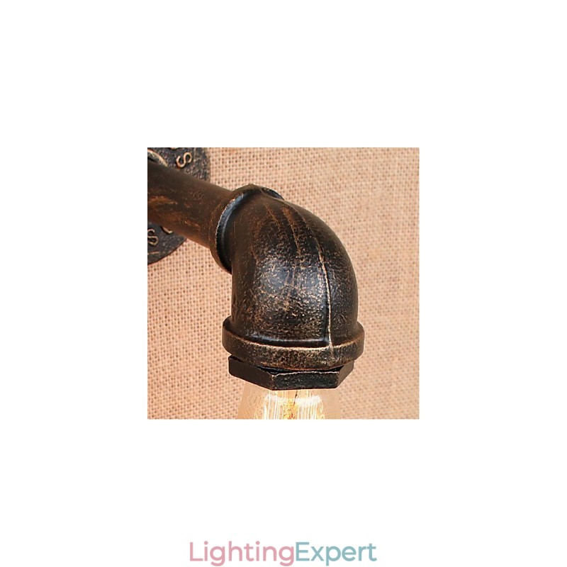 Nostalgia Simple Water Pipe Decorative Small Wall Lamp Wall Light