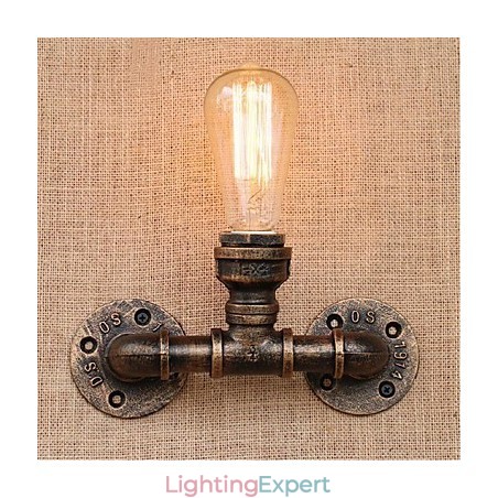 Nostalgia Simple Water Pipe Decorative Small Wall Lamp Wall Light Nostalgia Simple Water Pipe Decorative Small Wall Lamp Wall Light