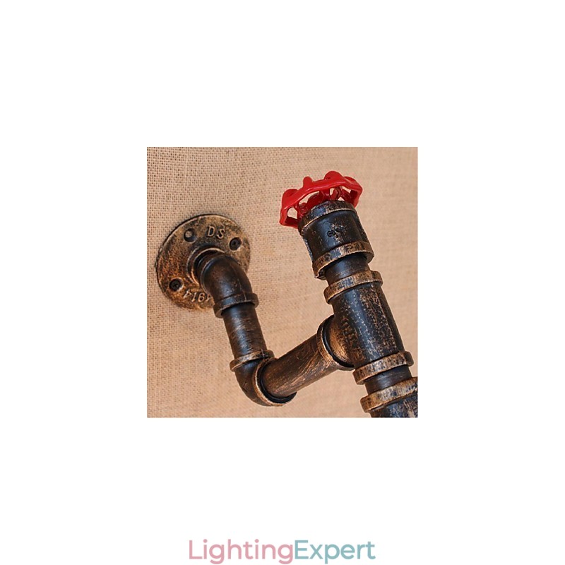 Nostalgia Simple Water Pipe Decorative Small Wall Lamp Wall Light