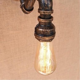 Nostalgia Simple Water Pipe Decorative Small Wall Lamp Wall Light