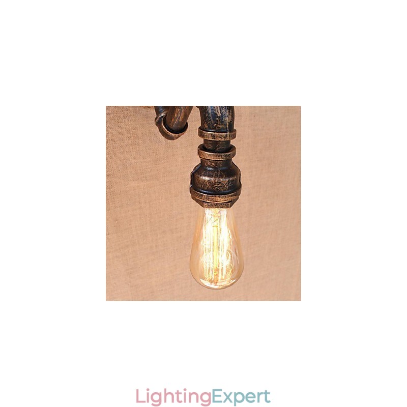 Nostalgia Simple Water Pipe Decorative Small Wall Lamp Wall Light