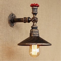 Rustic Lodge Painting Feature for Ambient Light Wall Sconces Wall Light