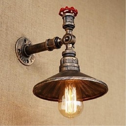 Rustic Lodge Painting Feature for Ambient Light Wall Sconces Wall Light