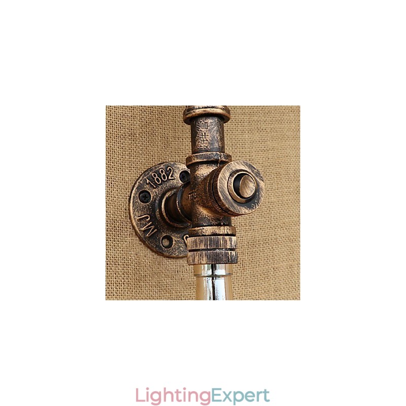 Retro American Village Creative Industry Wind Designer Water Bottle Wall Lamp Wall Light Amber