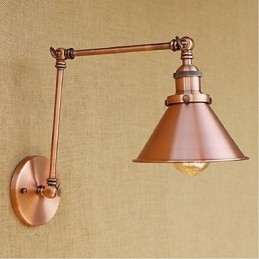 Long arm Half rust Retro Creative Nostalgic Retractable Folding Wall Sconces Wall Light