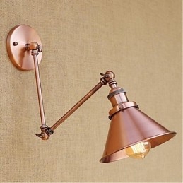 Long arm Half rust Retro Creative Nostalgic Retractable Folding Wall Sconces Wall Light