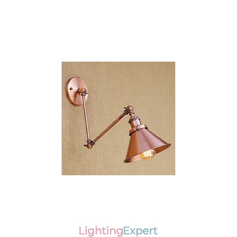 Long arm Half rust Retro Creative Nostalgic Retractable Folding Wall Sconces Wall Light