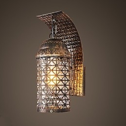 Rustic Lodge Painting Feature for Mini Style Uplight Wall Sconces Wall Light