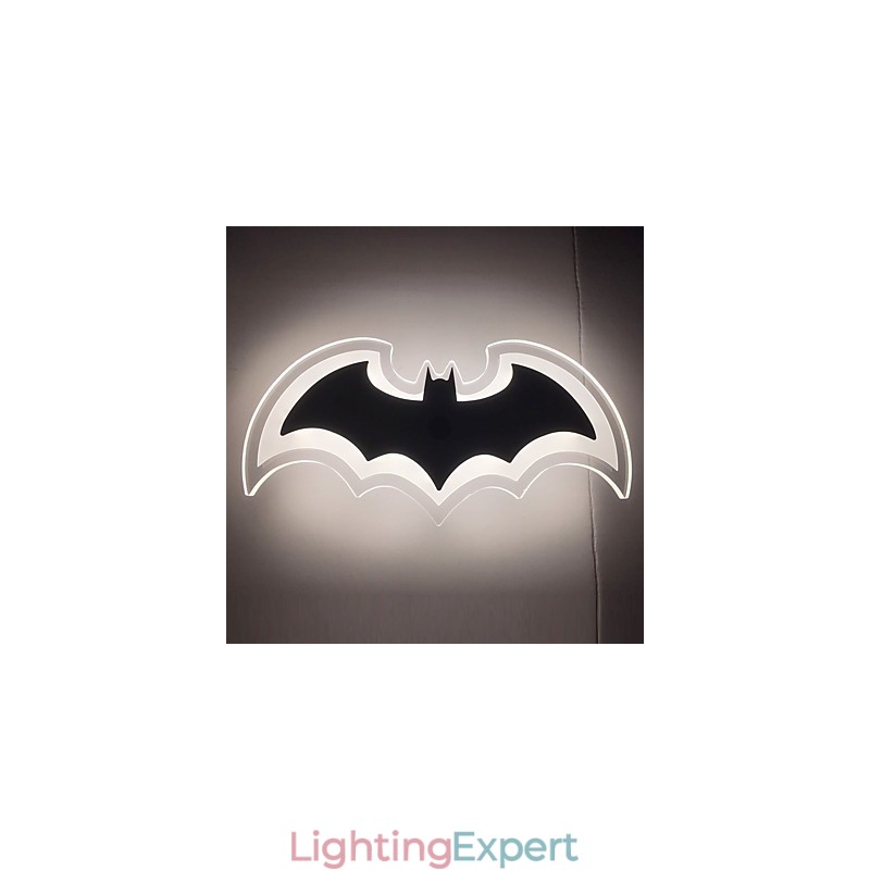 Modern Acrylic Bat Wall Light Bedside Lamp Wall Sconces Corridor LightsV
