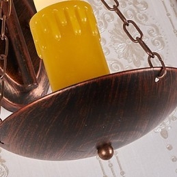 Rustic Lodge Painting Feature for Mini Style Uplight Wall Sconces Wall Light