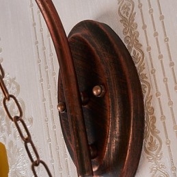 Rustic Lodge Painting Feature for Mini Style Uplight Wall Sconces Wall Light