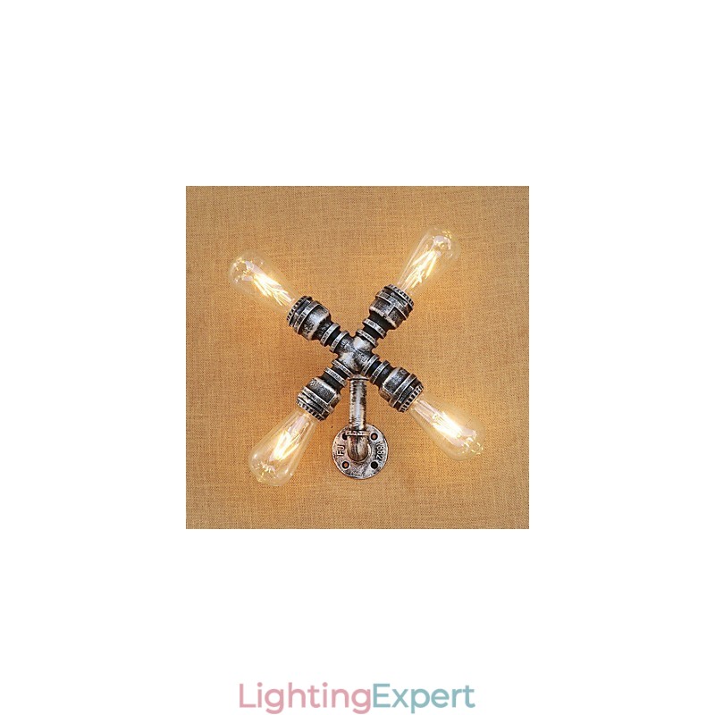 Country Retro Painting Feature for Swing Arm Ambient Light Wall Sconces Wall Light