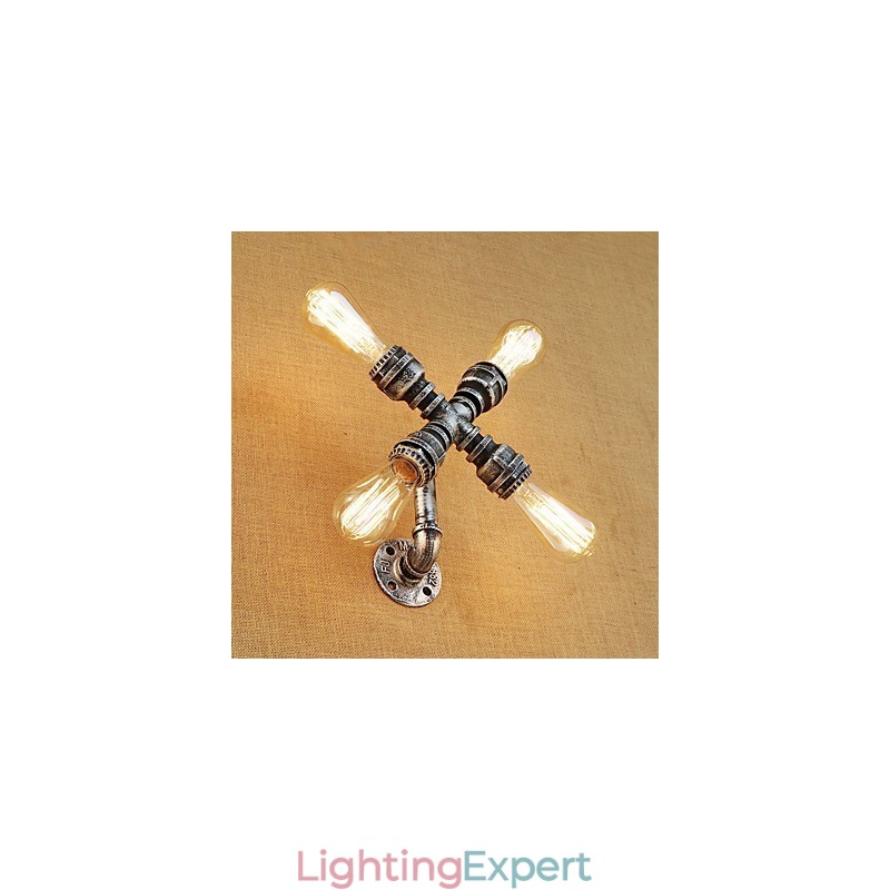 Country Retro Painting Feature for Swing Arm Ambient Light Wall Sconces Wall Light