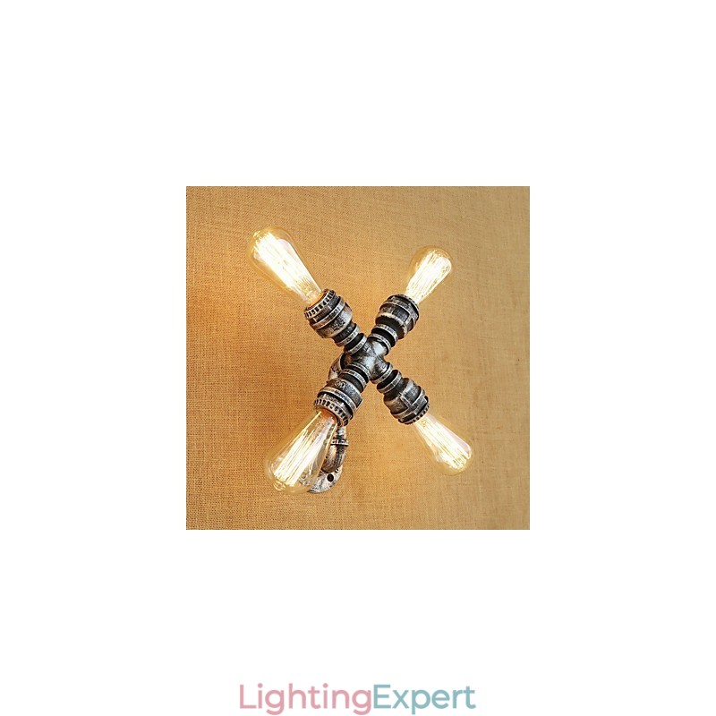 Country Retro Painting Feature for Swing Arm Ambient Light Wall Sconces Wall Light