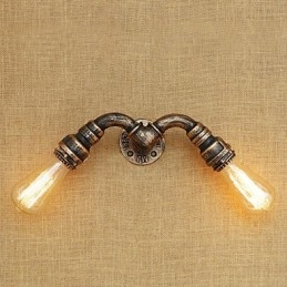 Country Retro Painting Feature for Mini Style Ambient Light Wall Sconces Wall Light