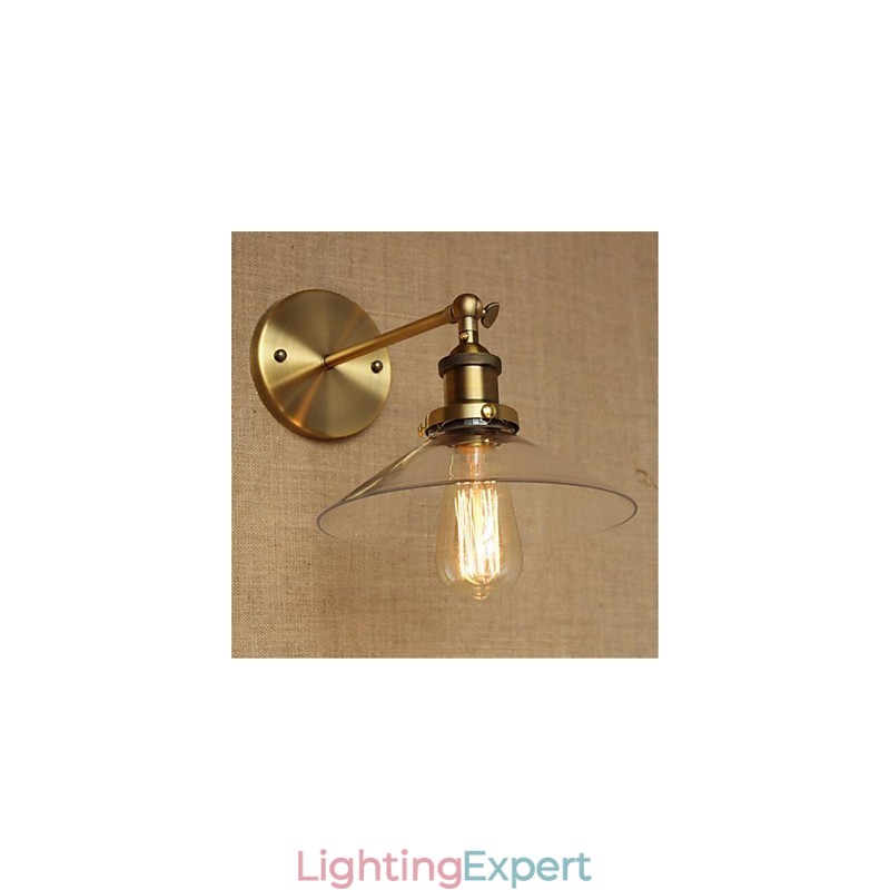 Modern Contemporary Country Retro Antique Brass Feature for Mini Style Ambient Wall Lighting