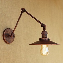 Rustic Lodge Country Retro Painting Feature for Mini Style Swing Arm Ambient Light Swing