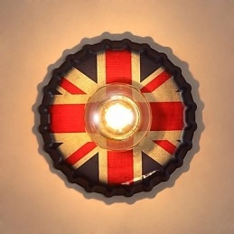 Traditional Classic Rustic Lodge Country Painting Feature for Mini Style Ambient Light Wall Sconces Wall Light