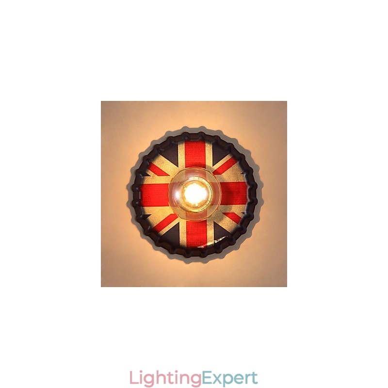 Traditional Classic Rustic Lodge Country Painting Feature for Mini Style Ambient Light Wall Sconces Wall Light
