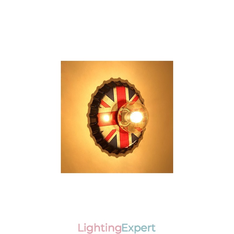 Traditional Classic Rustic Lodge Country Painting Feature for Mini Style Ambient Light Wall Sconces Wall Light