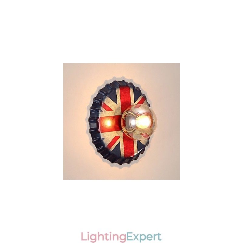 Traditional Classic Rustic Lodge Country Painting Feature for Mini Style Ambient Light Wall Sconces Wall Light