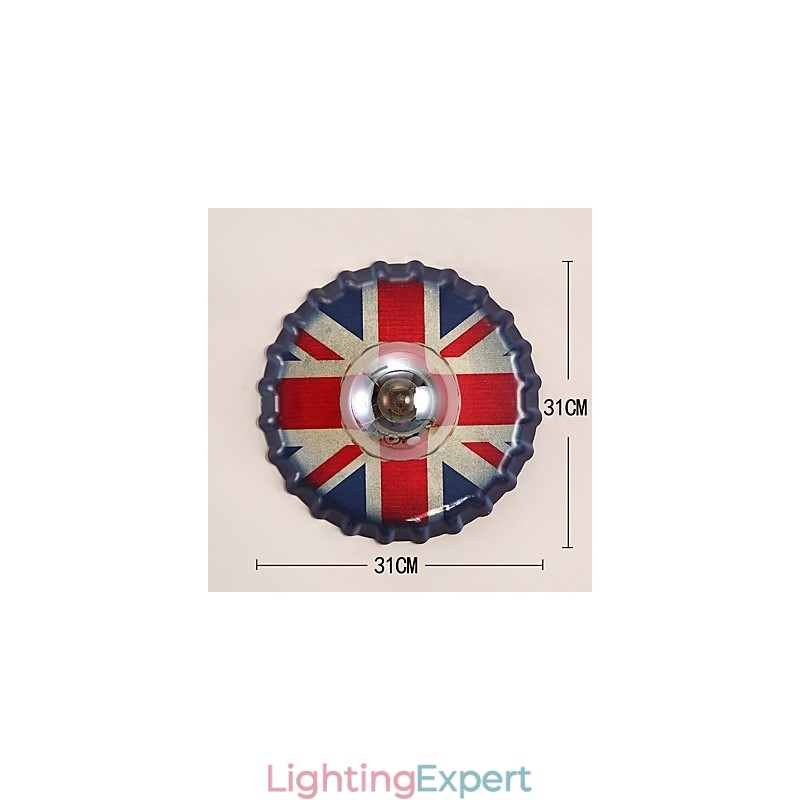 Traditional Classic Rustic Lodge Country Painting Feature for Mini Style Ambient Light Wall Sconces Wall Light