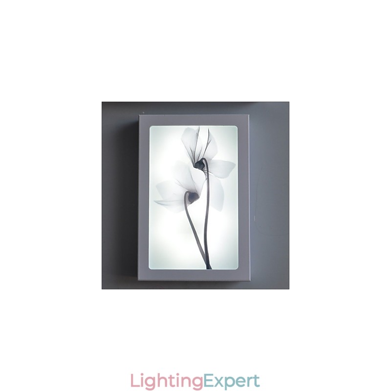 Integrated Modern Contemporary Modern Comtemporary Painting Feature for Ambient Light Wall Sconces