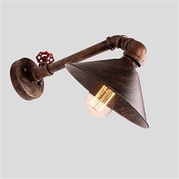 Water Pipe Wall Lights Retro Industrial Style Creative Country Metal Restaurant Cafe Bars Bar Table Wall Sconces