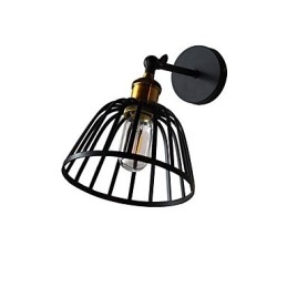Light Painted Steel Wall Lamp Dumb Black American Coffee Decoration Retro Wall Light Lightsaber Lamp On Wall
