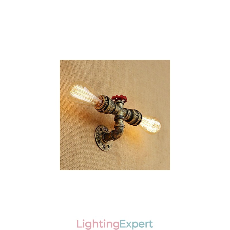 Country Retro Painting Feature for Mini Style Ambient Light Wall Sconces Wall Light