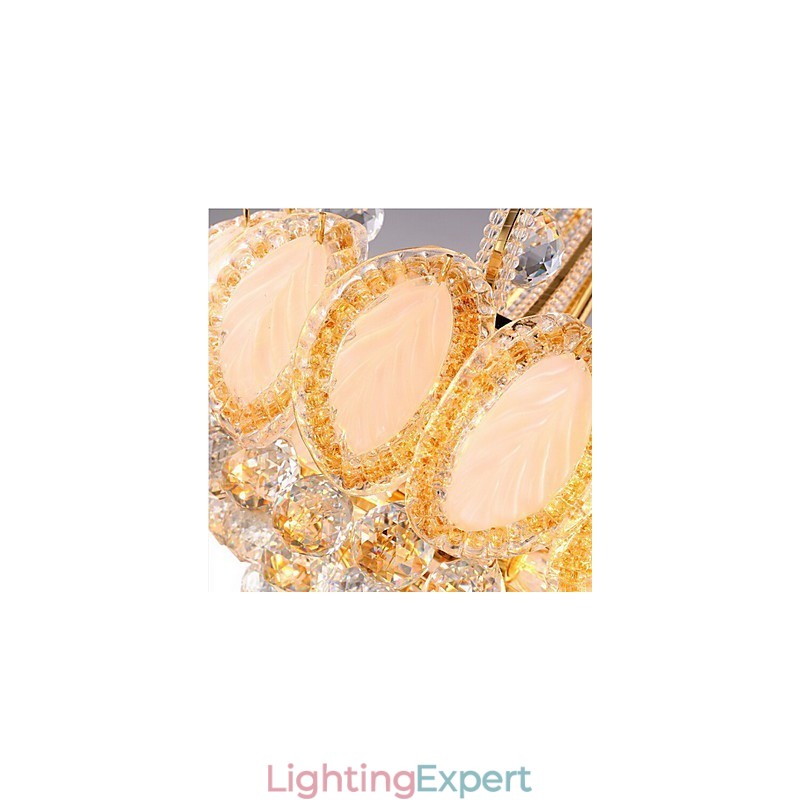 Modern Luxury Chandelier Crystal Pendant Light Diameter 50CM Contains 8 Bulbs