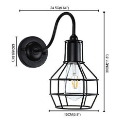 Wall Light Wall Sconces Wall Iron Wall Lamp Dumb Black Lightsaber Lamp On Wall