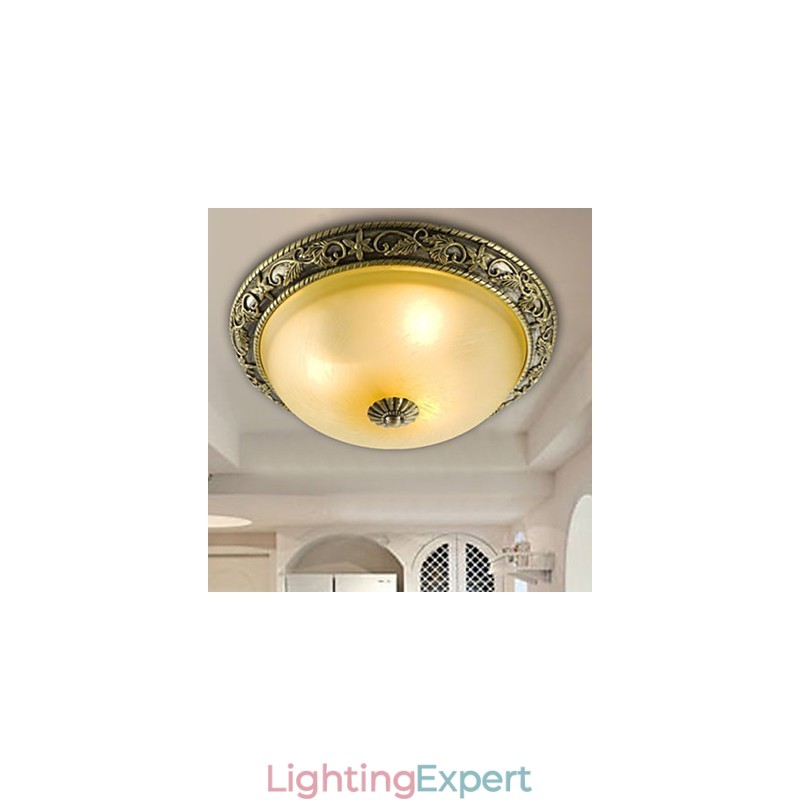Flush Mount Mini Style Traditional Classic Resin