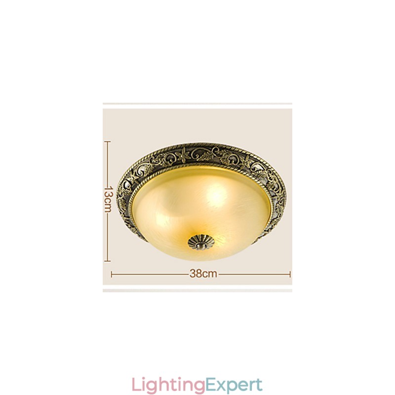Flush Mount Mini Style Traditional Classic Resin