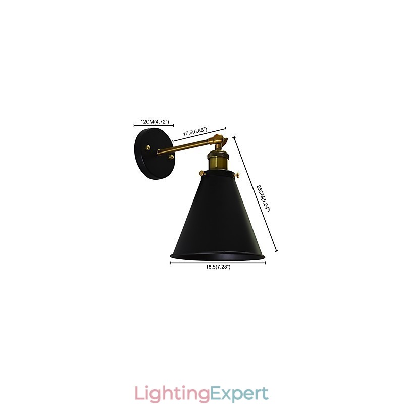 Light Buzz Paint Single Wall Iron Wall Lamp Dumb Black Lightsaber Lamp On Wall